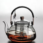 Théière en Verre avec Infuseur en Acier Inoxydable Amovible — 950 à 2200 ml