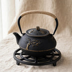 Théière en fonte japonaise, fleurs de prunier 900 ml